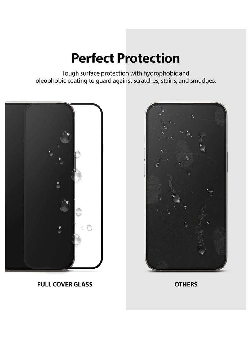 Ringke Full Coverage Premium Tempered Glass Film for iPhone 5.4 in Clear - Image 3