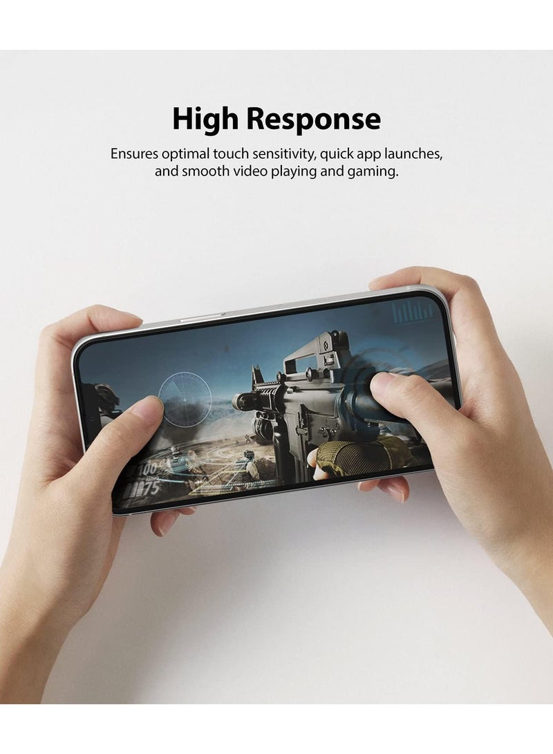 Ringke Full Coverage Premium Tempered Glass Film for iPhone 5.4 in Clear - Image 4