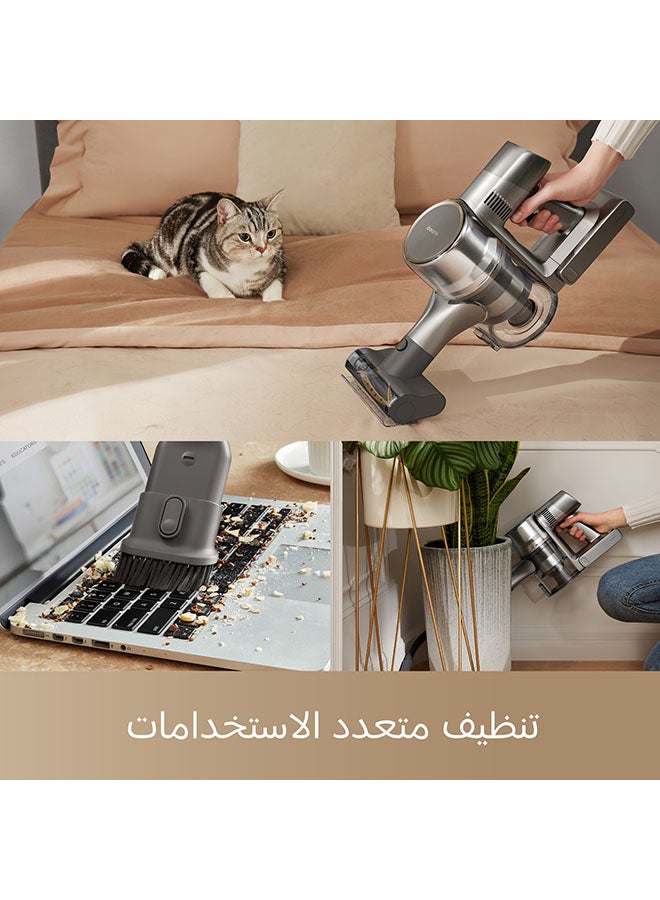Dreame - R20 Cordless Stick Vacuum Cleaner with Dual Brush Head, 90 Mins Max Runtime, 190AW, 27000Pa, 5 Layer 99.9% Filtration, Powerful Rechargeable Vacuum for Hard Floor 350 W R20 Black - Image 1