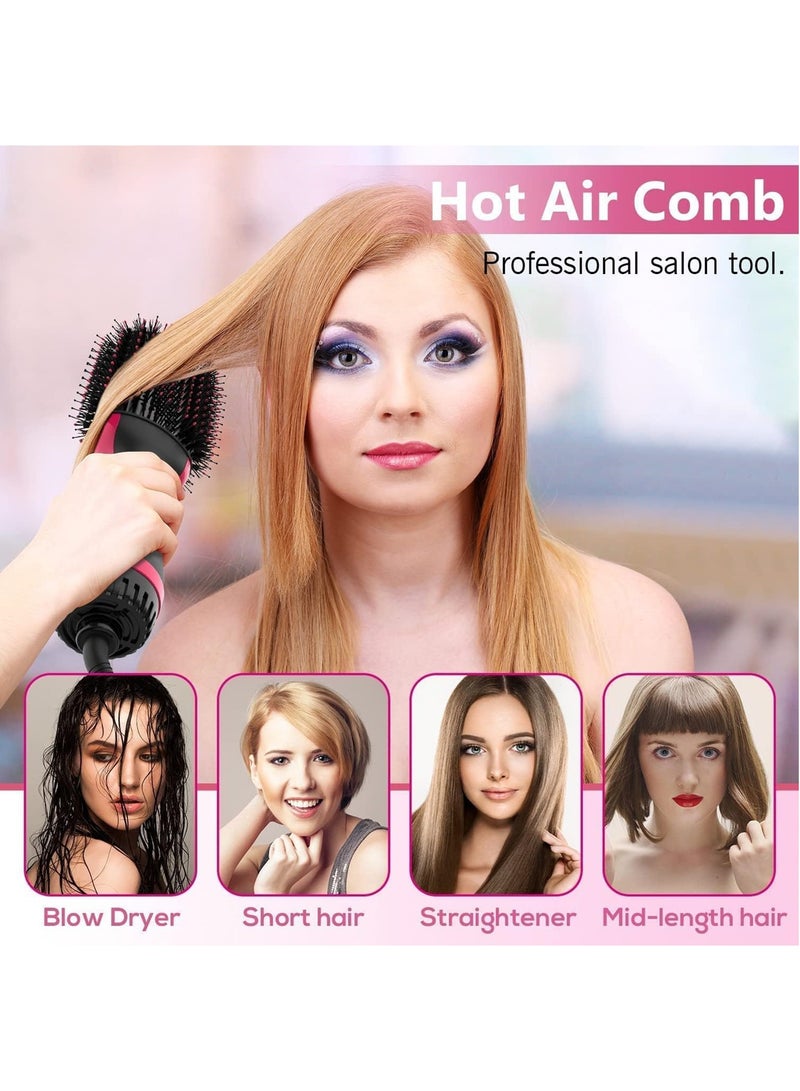 ريبون مجفف شعر ومكثف 1200 واط مع فرشاة هواء ساخن باللون الأسود - Image 2