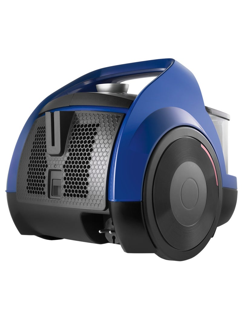 بيكو Baggless Vacuum Cleaner - 1800 Watts - 2.7 Liters Capacity - 280 Air Watt Suction Power - HEPA Filter 2.7 L 1800 W VCO 64320 WD Black - Blue  - Image 4