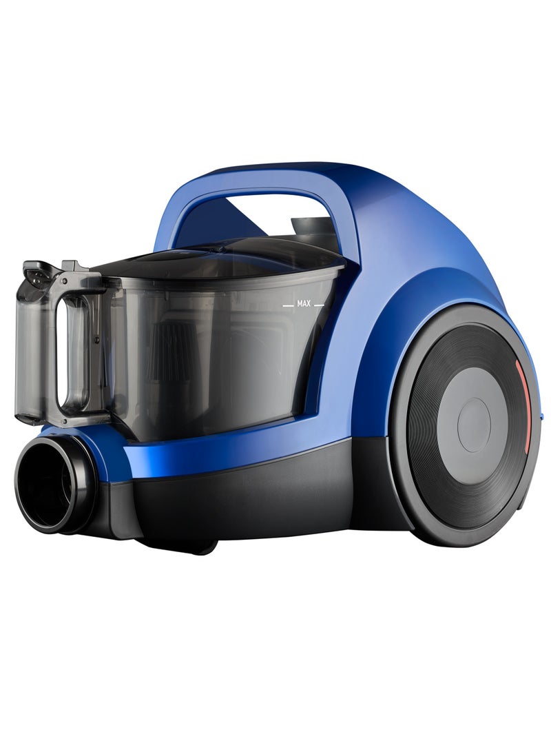 بيكو Baggless Vacuum Cleaner - 1800 Watts - 2.7 Liters Capacity - 280 Air Watt Suction Power - HEPA Filter 2.7 L 1800 W VCO 64320 WD Black - Blue  - Image 2