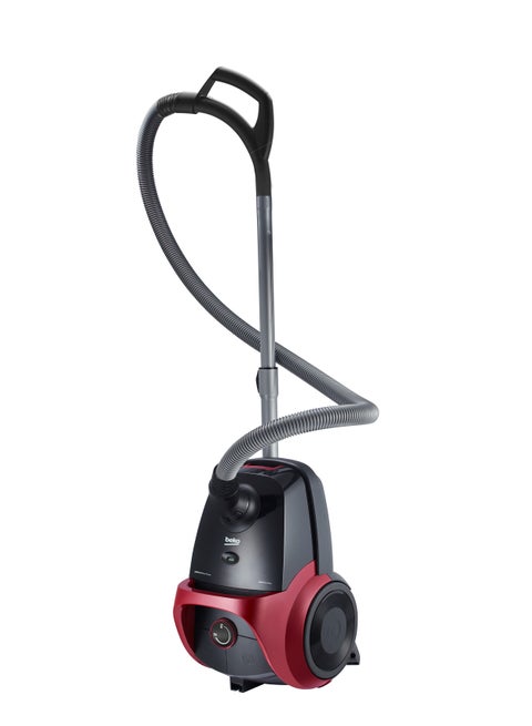Baggless Vacuum Cleaner - 1800 Watts - 4.5 Liters Capacity - 330 Air Watt Suction Power - HEPA Filter 4.5 L 1800 W VCC 54320 WP Black-Red