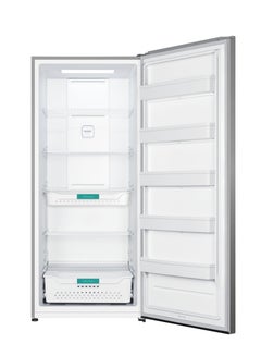 هايسنس 382 Lt 13.5 CuFt Upright Freezer, Total Nofrost, Energy Saving Noiseless Invertor Technology, Premium Silver, Adjustable Shelves, Led Light, maximum Capacity 382 L 300 W FV50W2NL silver  - Image 3