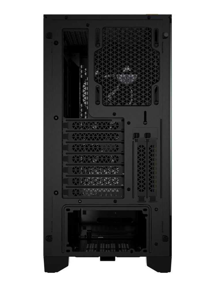 كورسير - 4000D Airflow Tempered Glass ATX Mid-Tower Computer Case - Black Black - Image 1