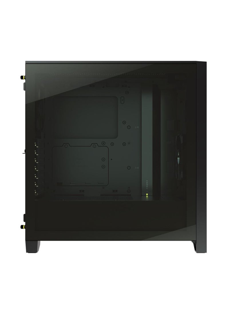 كورسير - 4000D Airflow Tempered Glass ATX Mid-Tower Computer Case - Black Black - Image 1