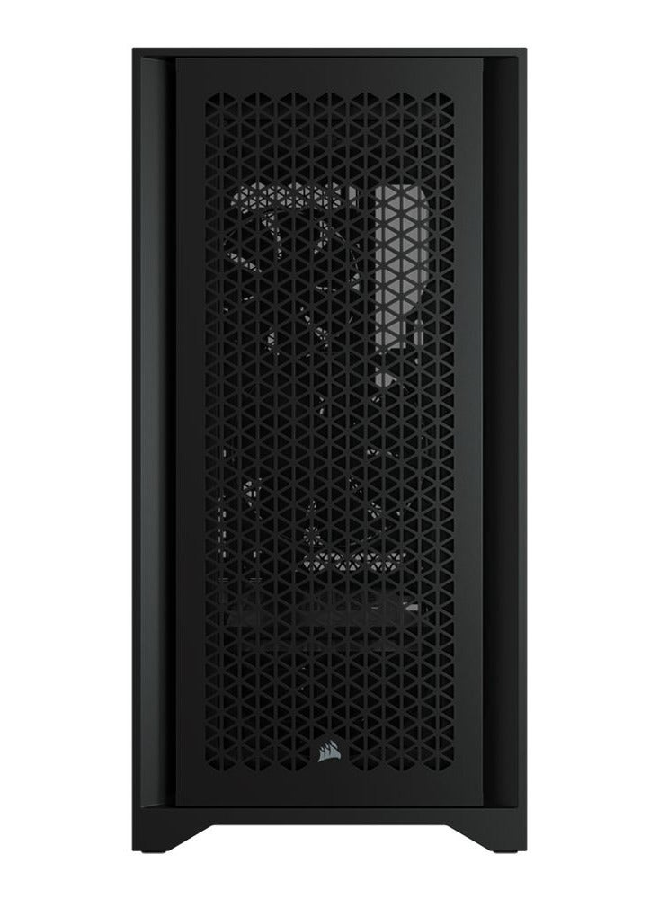 كورسير - 4000D Airflow Tempered Glass ATX Mid-Tower Computer Case - Black Black - Image 1