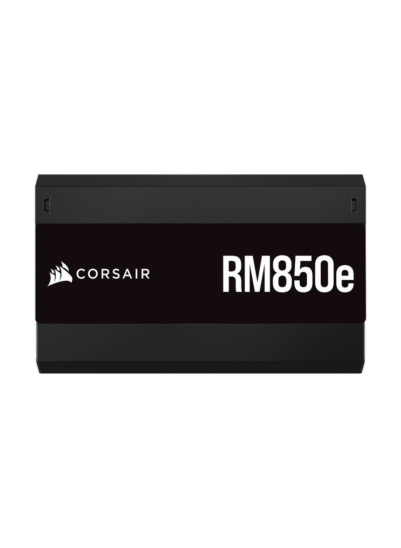 CORSAIR - PSU RM850e (2023) Fully Modular Low-Noise - ATX 3.0 & PCIe 5.0 Compliant - 105°C-Rated Capacitors - 80 PLUS Gold Efficiency - Modern Standby Support - Black - Image 1