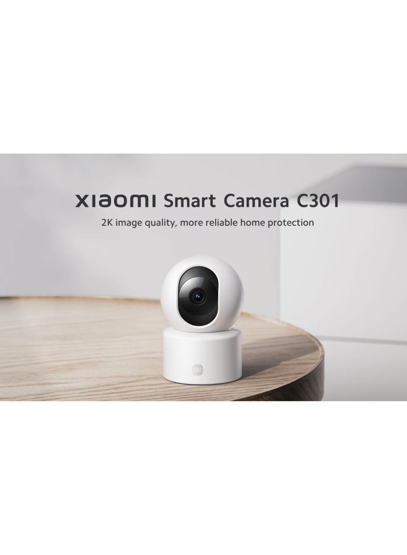 Xiaomi - MI Smart Camera C301,2k Image Physical lens Shield Indoor Voice calls Night Vision Human Detection work with Google Home Alexa-Global version - Image 1