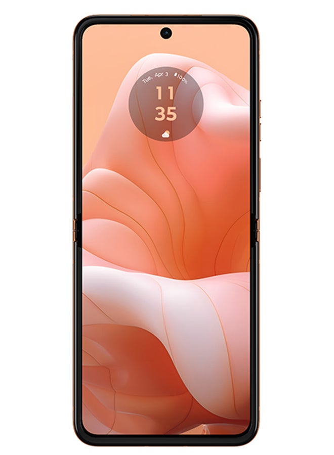 موتورولا Razr 40 Ultra Dual SIM Peach Fuzz 8GB RAM 256GB 5G - Middle East Version  - Image 3
