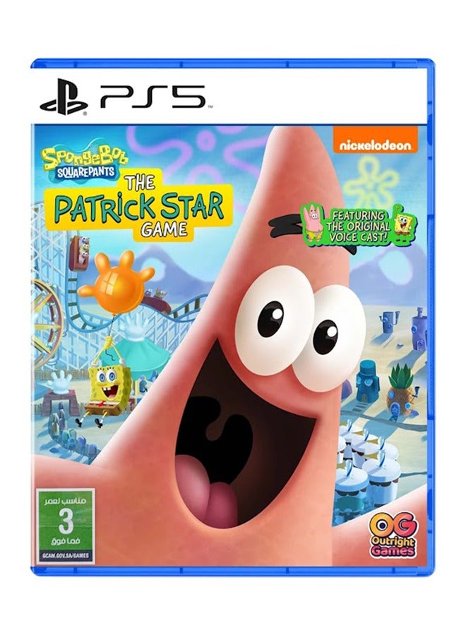 Outright Games SpongeBob SquarePants The Patrick Star Game  - KSA Version - Adventure - PlayStation 5 (PS5) 
