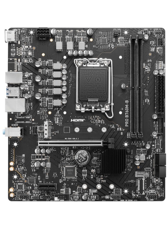 إم اس أي - Intel B760 (LGA 1700) PRO B760M-B DDR5 - Image 1