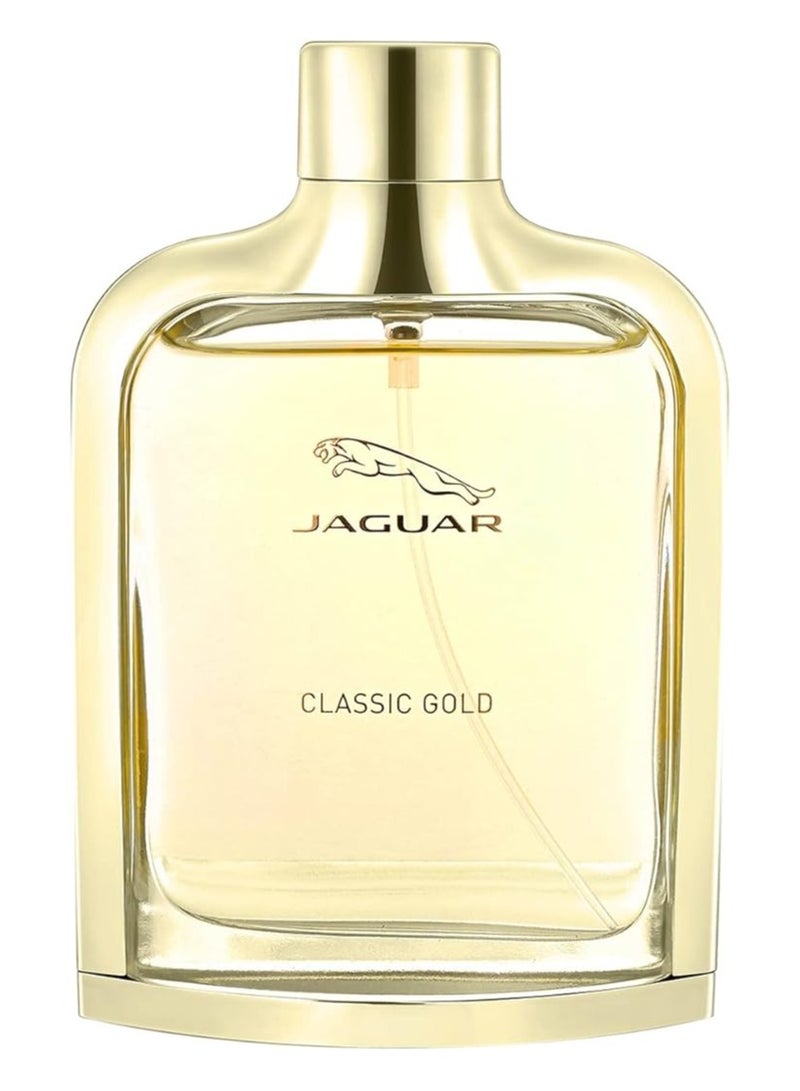 جاكوار Classic Gold EDT For Men 100ml  - Image 1