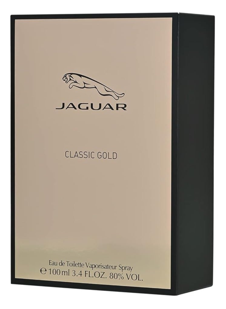 جاكوار Classic Gold EDT For Men 100ml  - Image 2