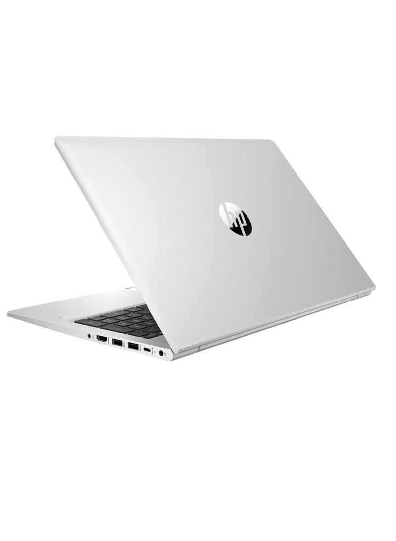 إتش بي - HP ProBook 450 G10 intel core i5-1335U-8GB DDR4-SSD 512GB NVMe-RTX 2050-4GB Graphics-15.6FHD-Backlit KB-Silver DOS English silver - Image 1