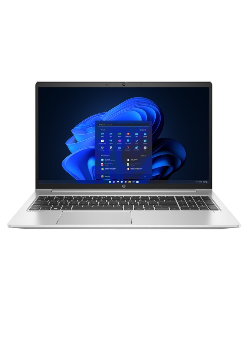 إتش بي - HP ProBook 450 G10 intel core i5-1335U-8GB DDR4-SSD 512GB NVMe-RTX 2050-4GB Graphics-15.6FHD-Backlit KB-Silver DOS English silver - Image 1
