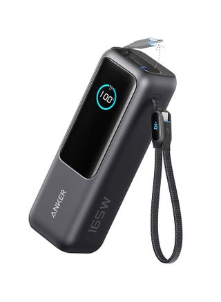 25000 mAh Power Bank, 25,000mAh 165W Ultra-Fast Portable Charger for Dual Laptops, Fast Charging Battery Pack with Built-In and Retractable Cables, For iPhone 16/15 Series, Samsung, and More Black - pnsku/N70119646V/45/_/1741105314/efba03f5-11dd-4d67-aa3e-9332611973ca