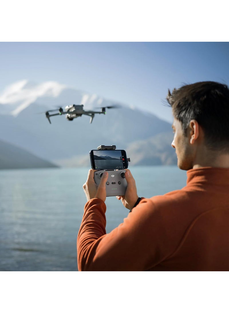 dji - Air 3S Fly More Combo (RC-N3), Drone with 1" CMOS Wide-Angle & Medium Tele Camera, 4K/60fps HDR Video, Nightscape Omnidirectional Obstacle Sensing & 3 Batteries for Extended Flight Time - Image 1
