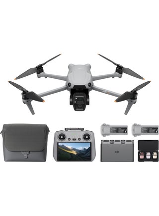 Air 3S Fly More Combo (RC 2 Screen Remote Controller), Drone with 1" CMOS Wide-Angle & Medium Tele Camera for Adults, 4K/60fps, Omnidirectional Sensing & 3 Batteries for Extended Flight Time - pnsku/N70119657V/45/_/1729581793/dcd749f0-ceca-4e3e-aa8d-b78e3940df9a