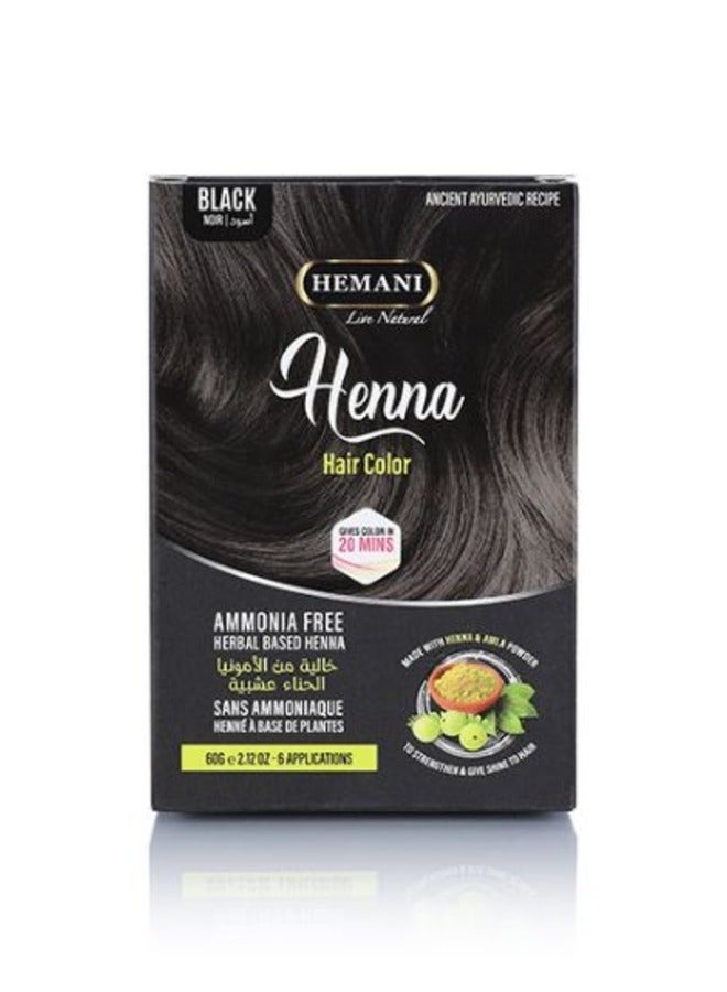 Henna Natural Hair Color - Black 60grams
