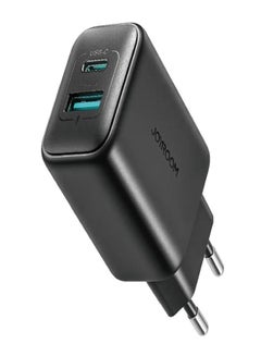 JOYROOM JJR-TCF23 25W Charger USB-C+USB-A Dual Port Fast Charging Adapter, EU Plug Black  - Image 1