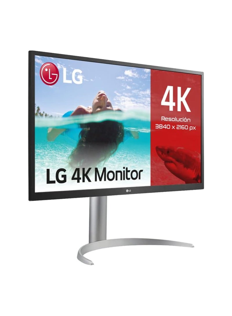 إل جي 27UP550N-W 27'' 4K UHD (3840 x 2160) IPS LED HDR Monitor With USB-C port Black/White  - Image 2