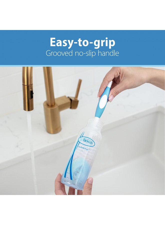 Brown's Pieces Reusable Sponge Baby Bottle Cleaning Brush
