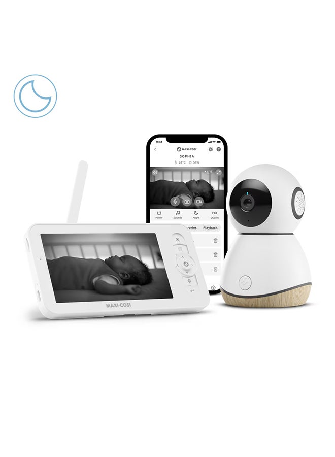 See Baby Monitor Pro With Cryassist Ai Cry Translation, Ptz Technology, 2K Hd Camera, Wireless - White - pnsku/N70119800V/45/_/1729057689/cde700f1-b057-4aba-9698-2ab0aae823ba