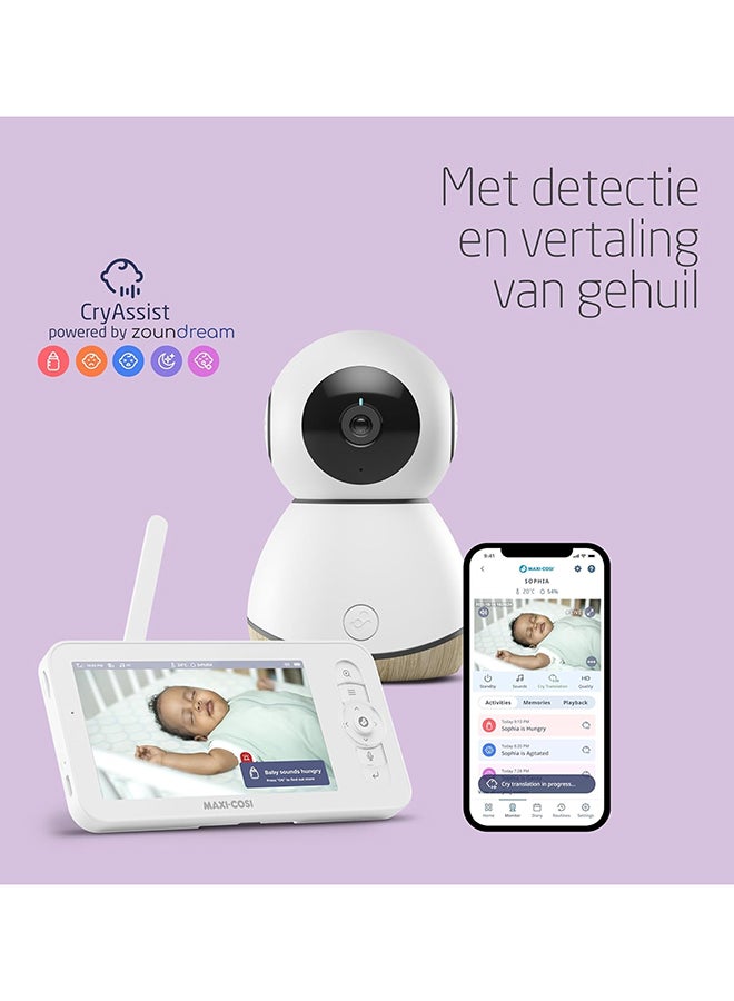 See Baby Monitor Pro With Cryassist Ai Cry Translation, Ptz Technology, 2K Hd Camera, Wireless - White - pnsku/N70119800V/45/_/1732793658/13f2a1fa-f37b-43d4-b4f6-583bc473cfff