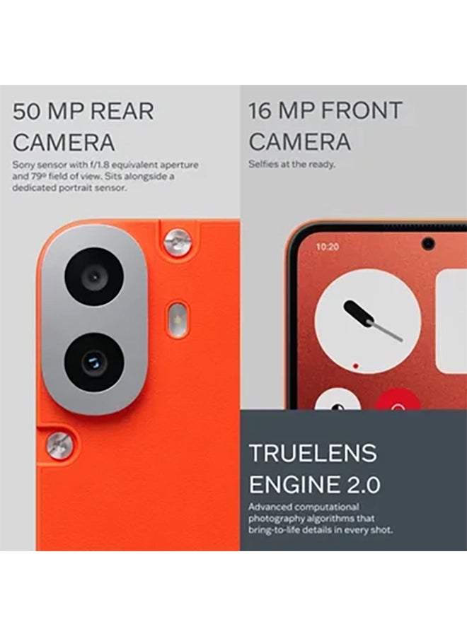 cmf by NOTHING - Phone 1 Dual SIM Orange 6GB RAM 128GB 5G Smartphone - Image 1