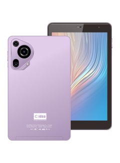 C idea 8-Inch Smart Tablet PC With Keyboard and Stylus IPS Touch Screen Android 8GB RAM 512GB ROM WiFi Single SIM 5G LTE Purple  - Image 1