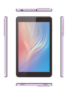 C idea 8-Inch Smart Tablet PC With Keyboard and Stylus IPS Touch Screen Android 8GB RAM 512GB ROM WiFi Single SIM 5G LTE Purple  - Image 2