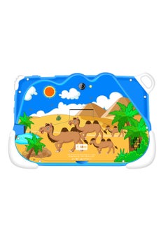C idea 7-Inch Smart Tablet for Kids 6GB RAM 128GB ROM Wi-Fi Bluetooth GPS Android 12 Edge Proof Children Education Tab with Built-in Foldable Stand Dual Camera Game Tab Black  - Image 2