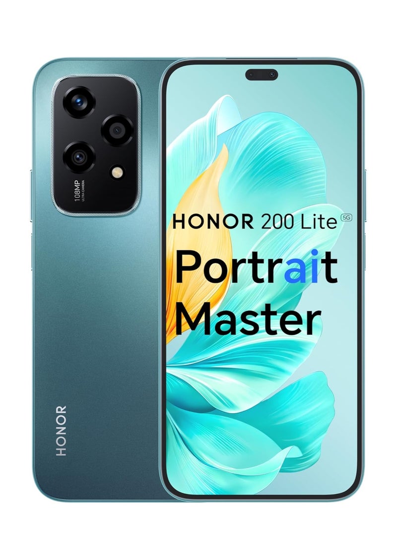 هونور 200 LITE Cyan Lake Dual SIM 8GB RAM 256GB 5G - International Version  - Image 1