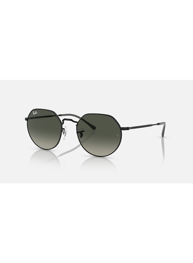 Ray-Ban Unisex UV Protection Round Shape Sunglasses RB3565 002/71 Size 53 - Lens Size 53 Mm - Black - Image 1
