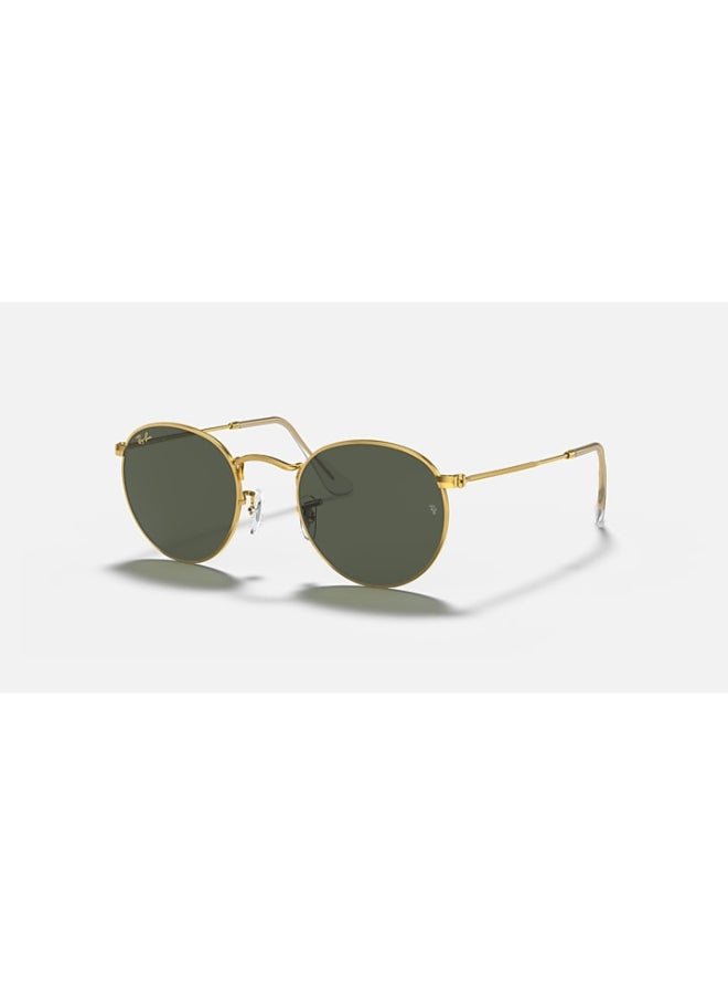 Ray-Ban Unisex UV Protection Round Shape Sunglasses RB3447 919631 Size 50 - Lens Size 50 Mm - Gold - Image 1