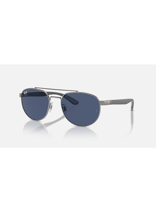 Ray-Ban Unisex UV Protection Round Shape Sunglasses RB3736 004/80 Size 56 - Lens Size 56 Mm - Gunmetal - Image 1