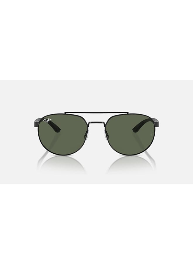 Ray-Ban Unisex UV Protection Round Shape Sunglasses RB3736 002/71 Size 56 - Lens Size 56 Mm - Black - Image 2