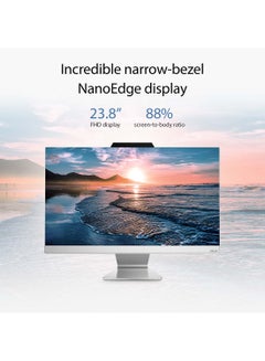 ASUS All In One Pc 23.8-Inch Display, Core i5-1335U Processor/8GB RAM/512GB SSD/Intel UHD Graphics/DOS(Without Windows) English/Arabic White  - Image 3