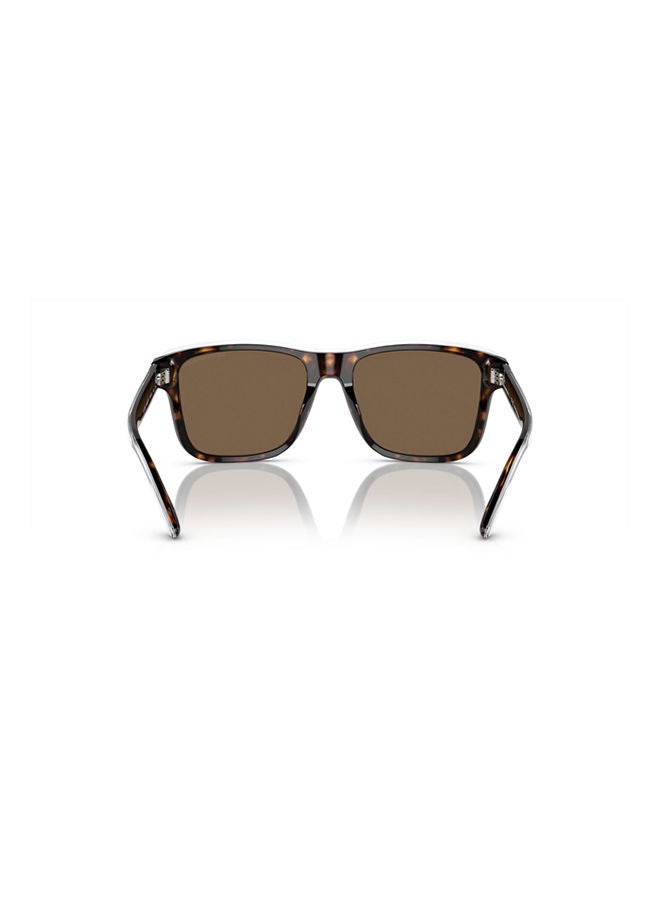 Men's Full-Rimmed Rectangular Sunglasses 4208,56,6052,73