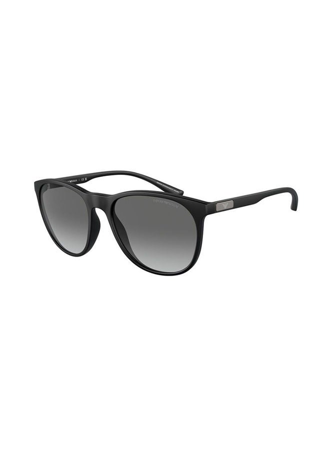 EMPORIO ARMANI Men's Full-Rimmed Round Sunglasses 4210,56,5001,11  - Image 1