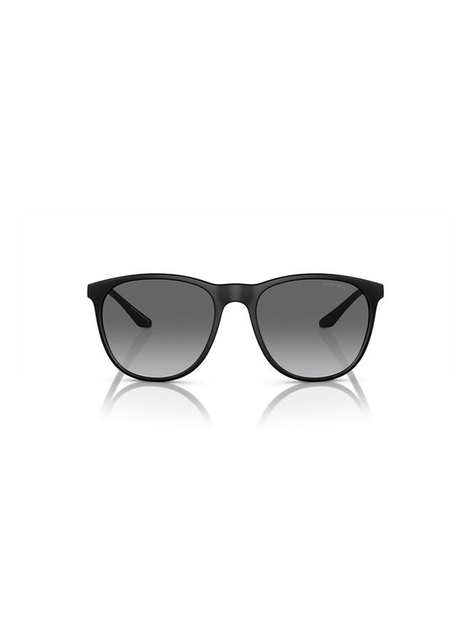 EMPORIO ARMANI Men's Full-Rimmed Round Sunglasses 4210,56,5001,11  - Image 2