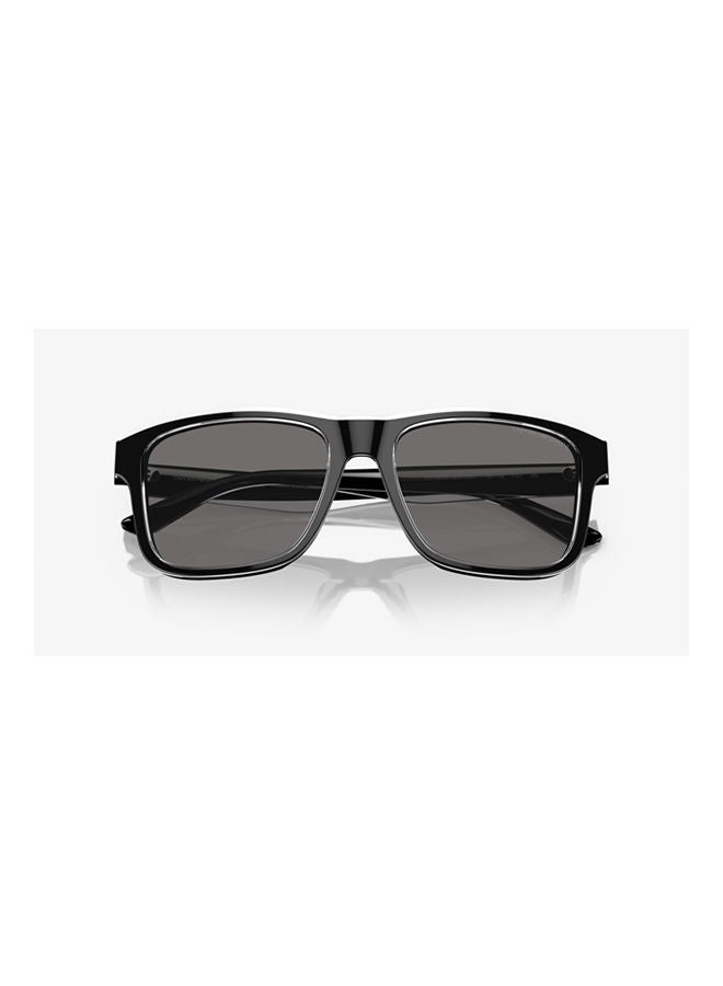 EMPORIO ARMANI Men's Full-Rimmed Rectangular Sunglasses 4208,56,6051,87  - Image 2