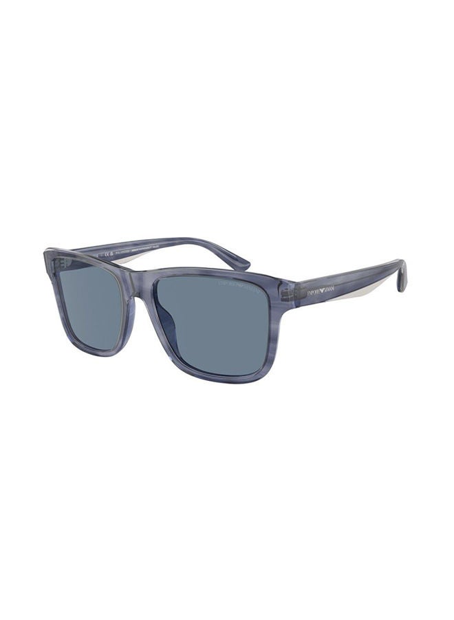 امبوريو ارماني - Men's Full-Rimmed Rectangular Sunglasses 4208,56,6054,80 - Image 1