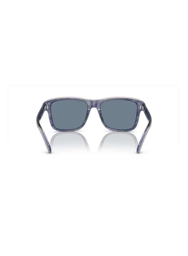 امبوريو ارماني - Men's Full-Rimmed Rectangular Sunglasses 4208,56,6054,80 - Image 1