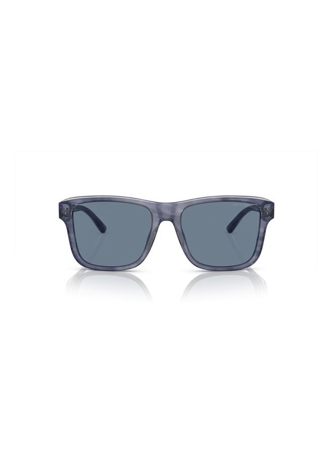 امبوريو ارماني - Men's Full-Rimmed Rectangular Sunglasses 4208,56,6054,80 - Image 1