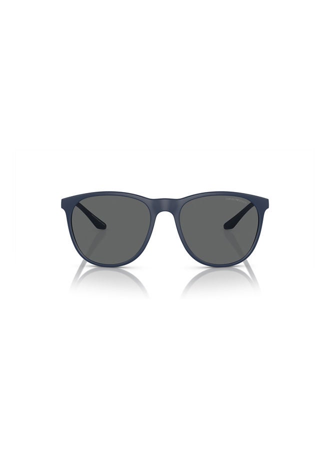 EMPORIO ARMANI Men's Full-Rimmed Round Sunglasses 4210,56,5763,87  - Image 2