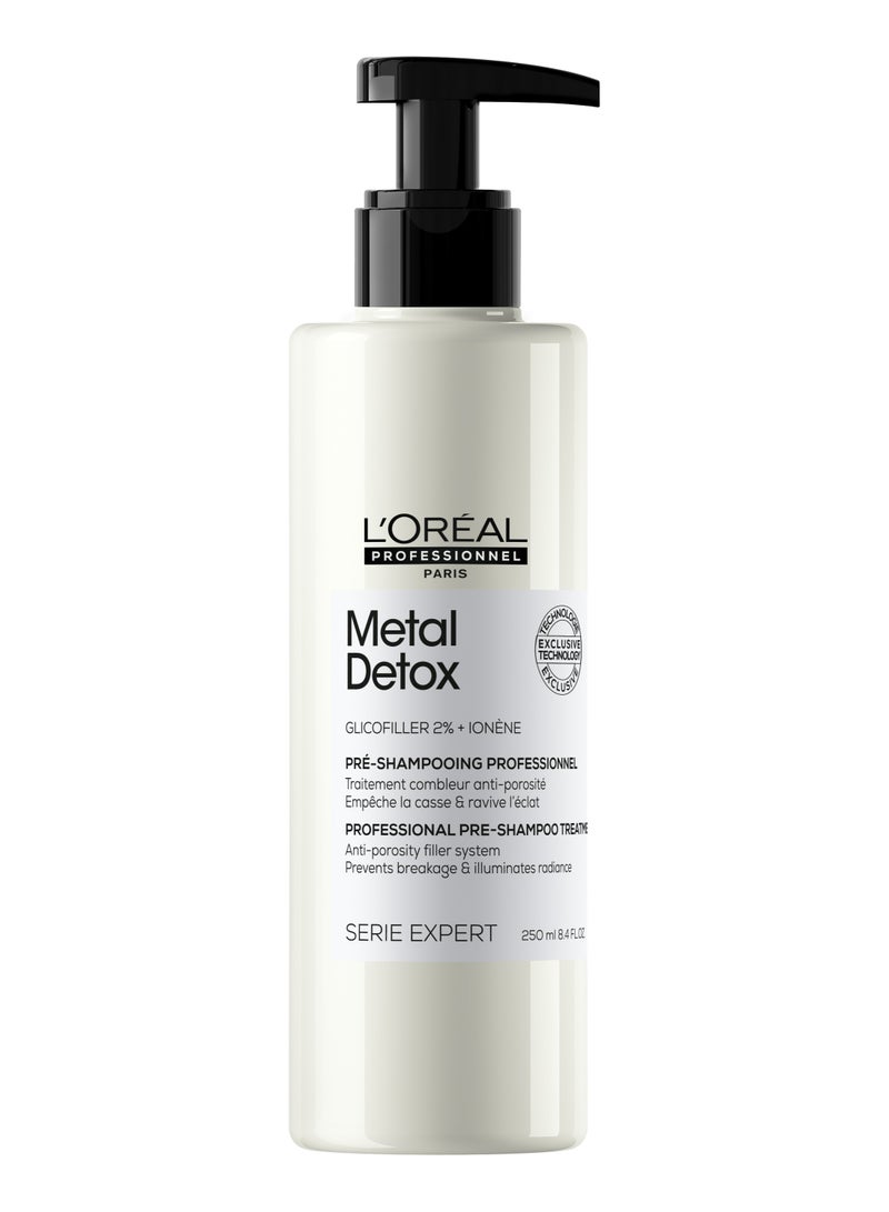 L'Oréal Professionnel Metal Detox Pre-Shampoo Cream for Hair Breakage & Colored Hair - 250ml White 250ml  - Image 1