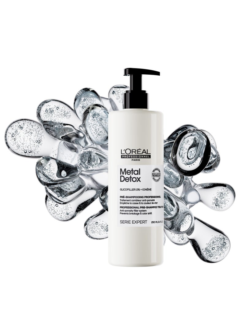 L'Oréal Professionnel Metal Detox Pre-Shampoo Cream for Hair Breakage & Colored Hair - 250ml White 250ml  - Image 4