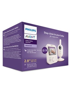 فيليبس أفنت Baby Monitor With Advanced Camera 1080p, 2.8 Inch Screen, 2x Zoom, Night Vision, Intercom Function, Lullabies  - Image 2